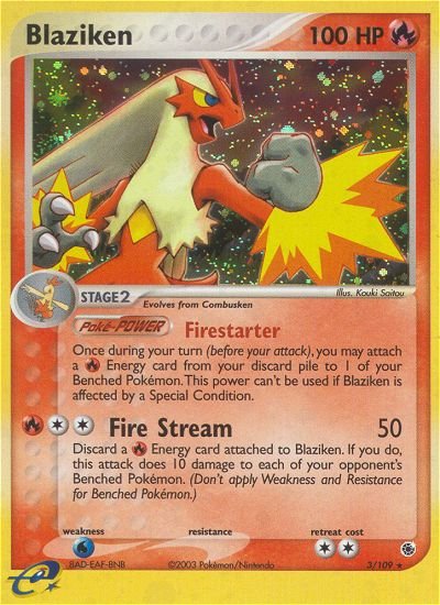 Blaziken (3/109) [EX: Ruby & Sapphire] - Dark Crystal Cards