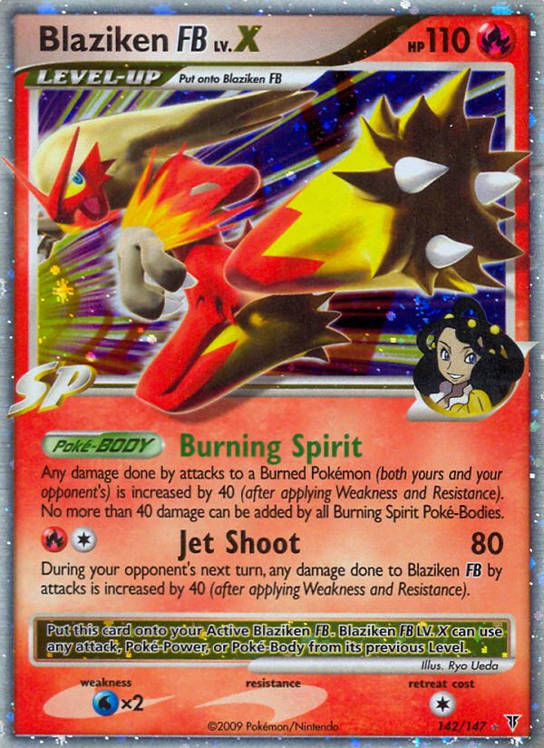 Blaziken FB LV.X (142/147) [Platinum: Supreme Victors] - Dark Crystal Cards