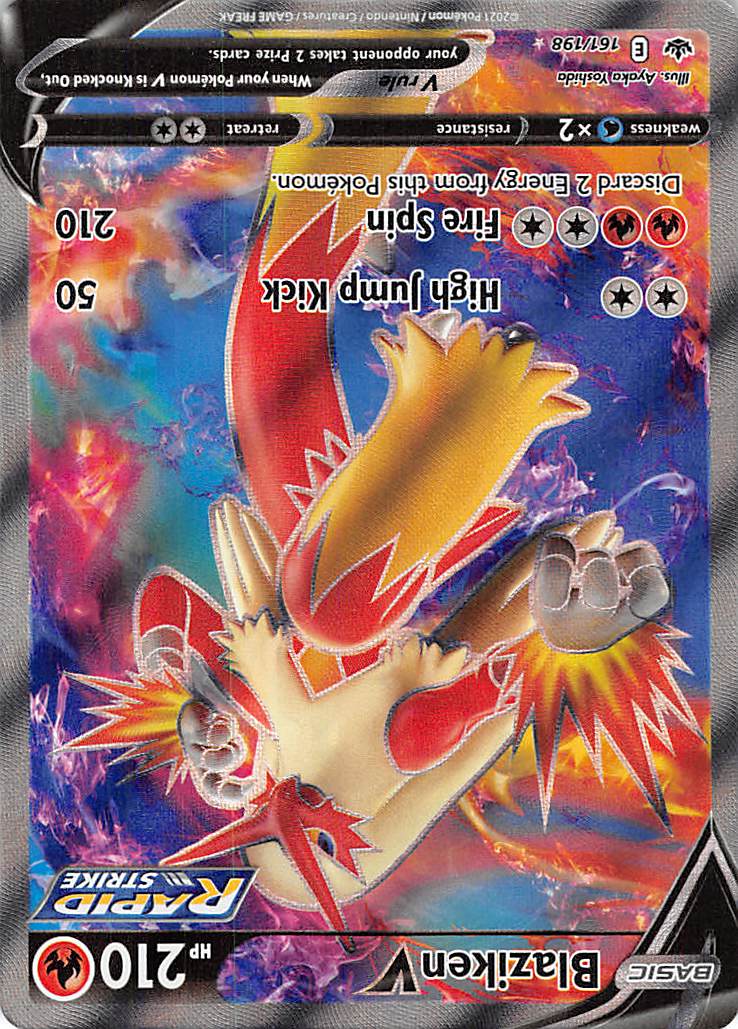 Blaziken V (161/198) [Sword & Shield: Chilling Reign] - Dark Crystal Cards