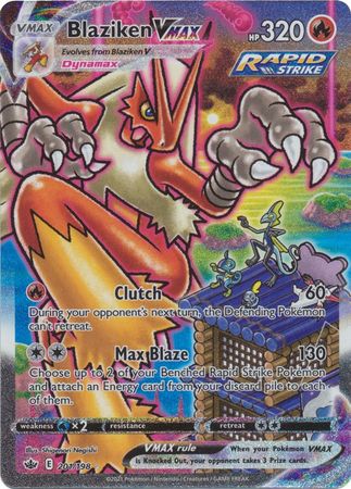 Blaziken VMAX (201/198) [Sword & Shield: Chilling Reign] - Dark Crystal Cards