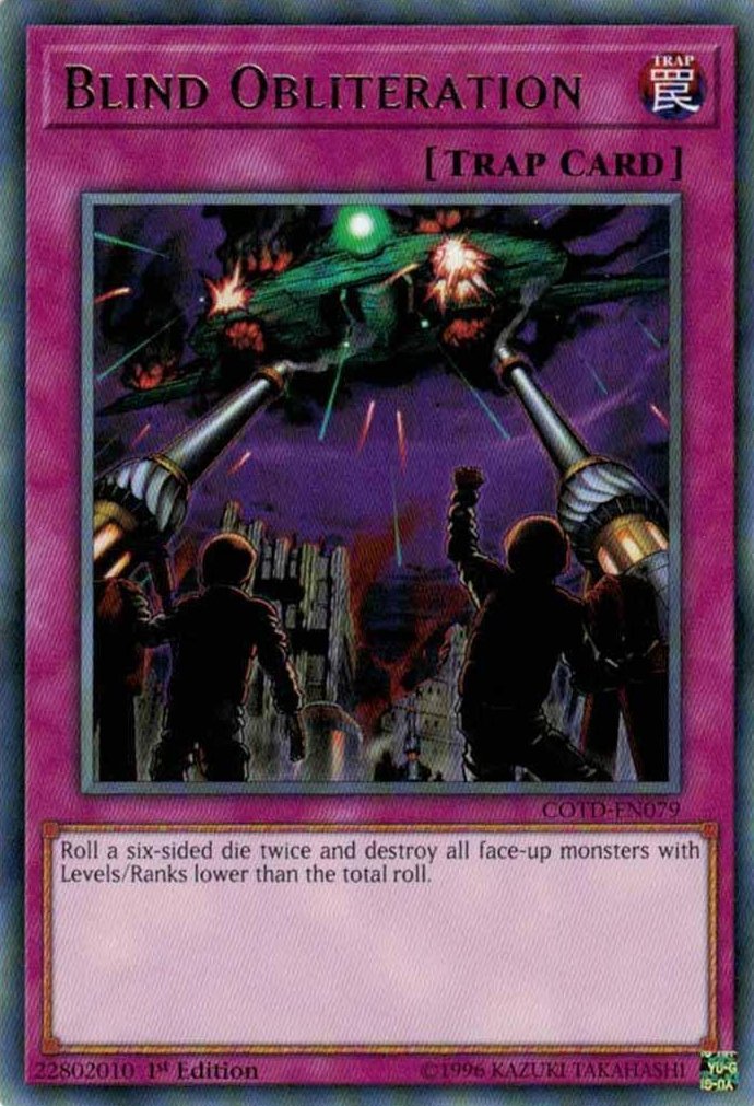 Blind Obliteration [COTD - EN079] Rare - Dark Crystal Cards