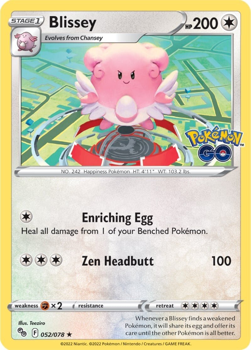 Blissey (052/078) [Pokémon GO] - Dark Crystal Cards