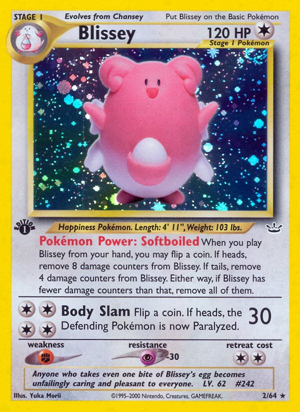 Blissey (2/64) [Neo Revelation 1st Edition] - Dark Crystal Cards