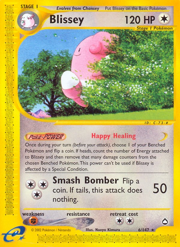 Blissey (6/147) [Aquapolis] - Dark Crystal Cards