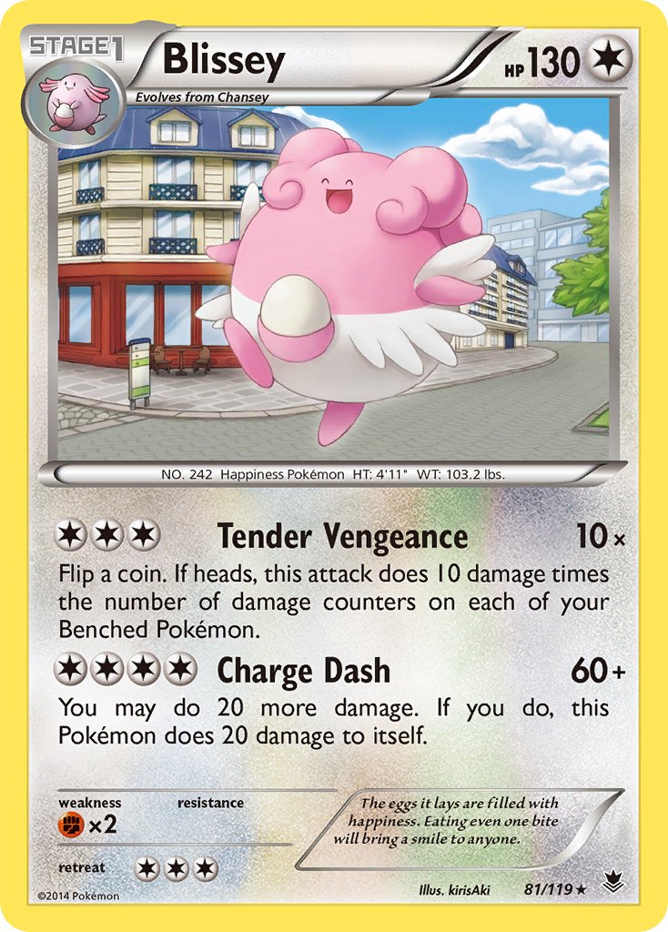 Blissey (81/119) [XY: Phantom Forces] - Dark Crystal Cards