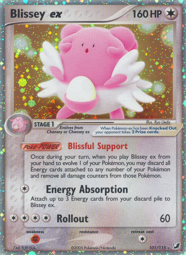 Blissey ex (101/115) [EX: Unseen Forces] - Dark Crystal Cards