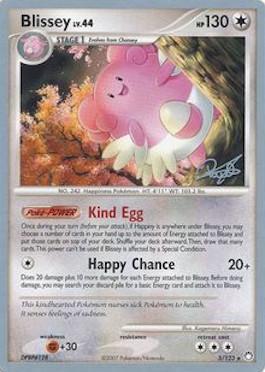 Blissey LV.44 (5/123) (Bliss Control - Paul Atanassov) [World Championships 2008] - Dark Crystal Cards