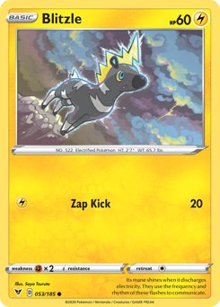 Blitzle (053/185) [Sword & Shield: Vivid Voltage] - Dark Crystal Cards
