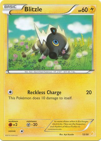 Blitzle (12/30) [XY: Trainer Kit 3 - Pikachu Libre] - Dark Crystal Cards