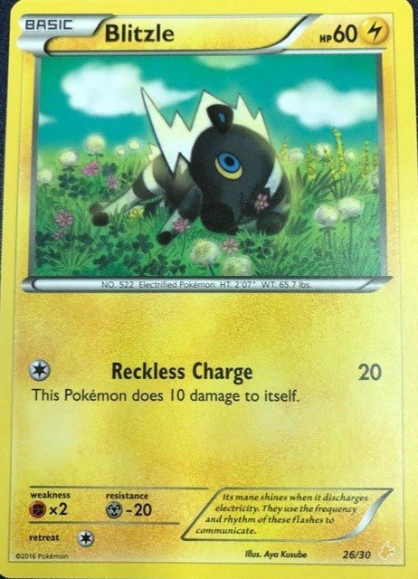 Blitzle (26/30) [XY: Trainer Kit 3 - Pikachu Libre] - Dark Crystal Cards