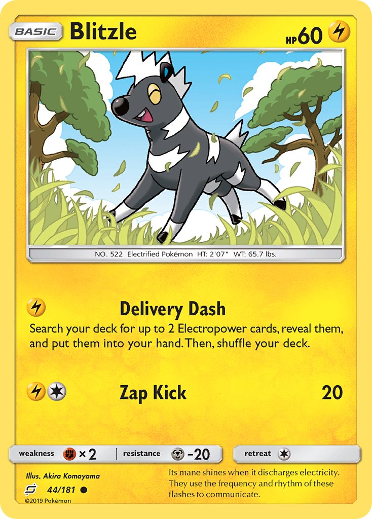 Blitzle (44/181) [Sun & Moon: Team Up] - Dark Crystal Cards