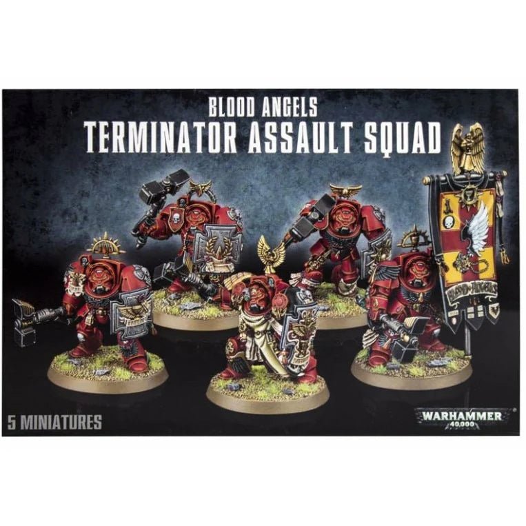 Blood Angels Terminator Assault Squad - Dark Crystal Cards