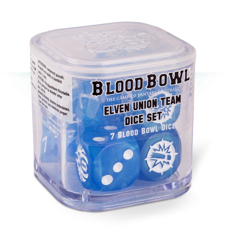 Blood Bowl: Elven Union Dice Set - Dark Crystal Cards