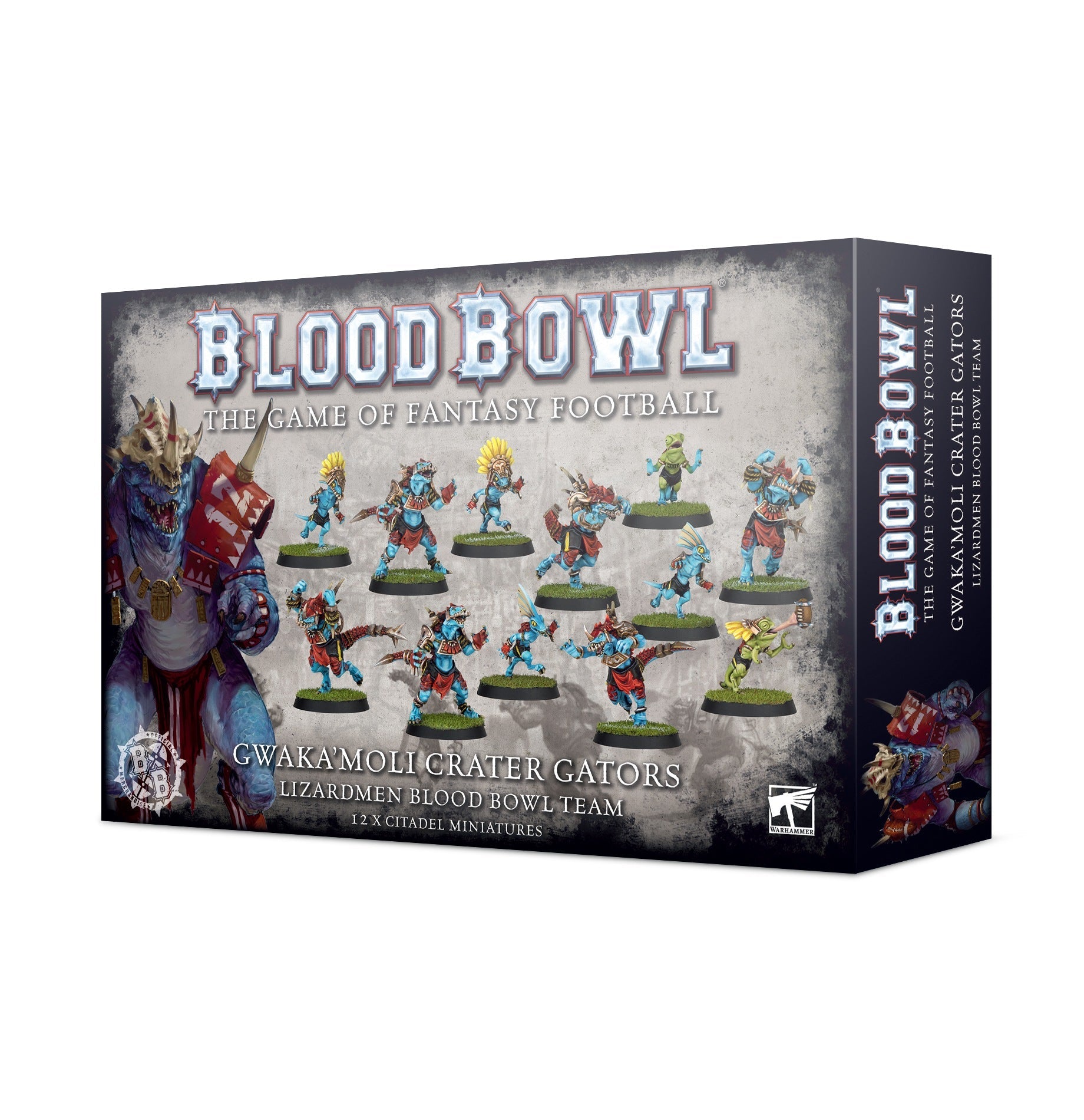 Blood Bowl Lizardmen Team Gwaka'moli Crater Gators - Dark Crystal Cards