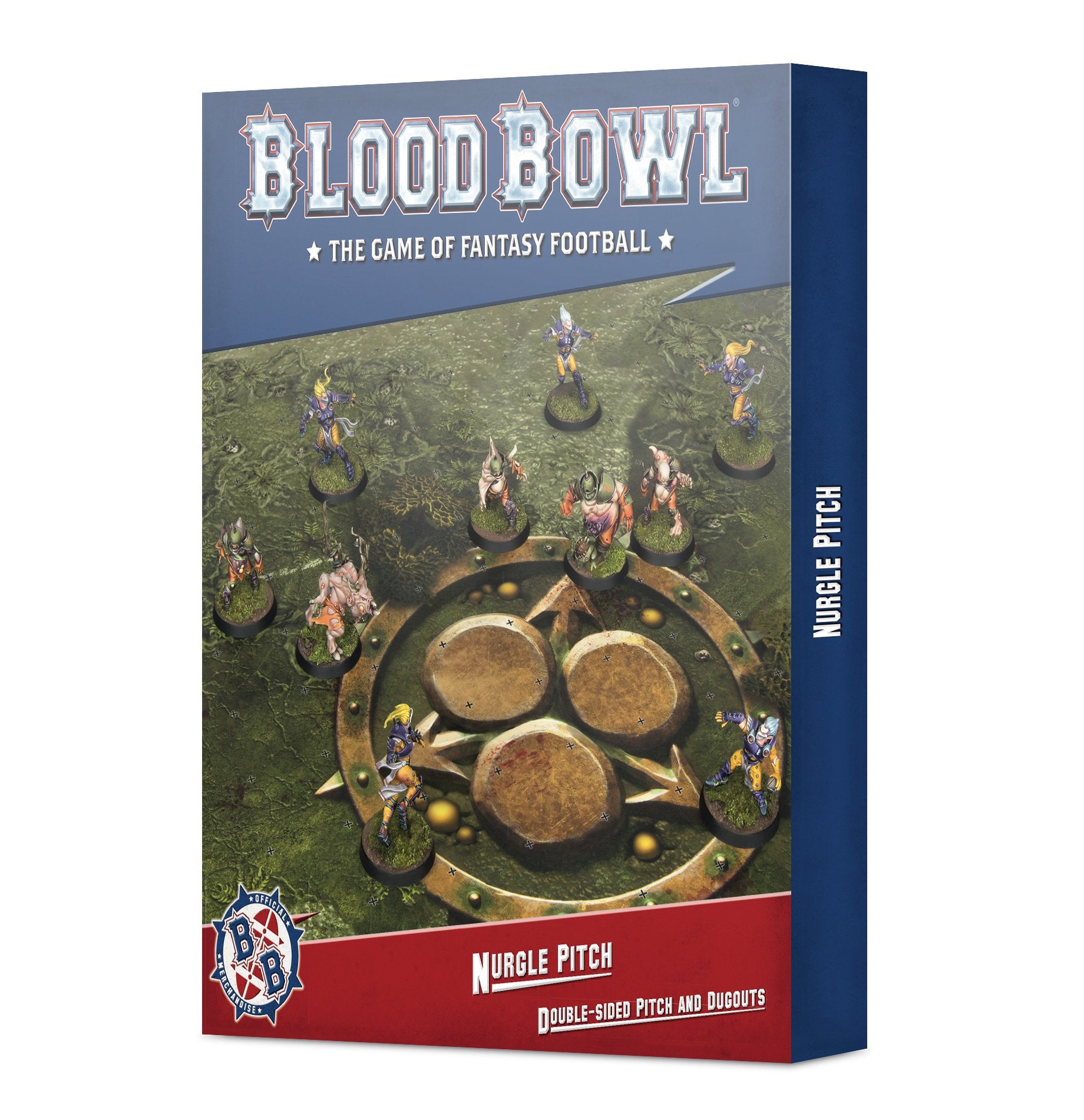 Blood Bowl: Nurgle Team Pitch and Dugouts - Dark Crystal Cards