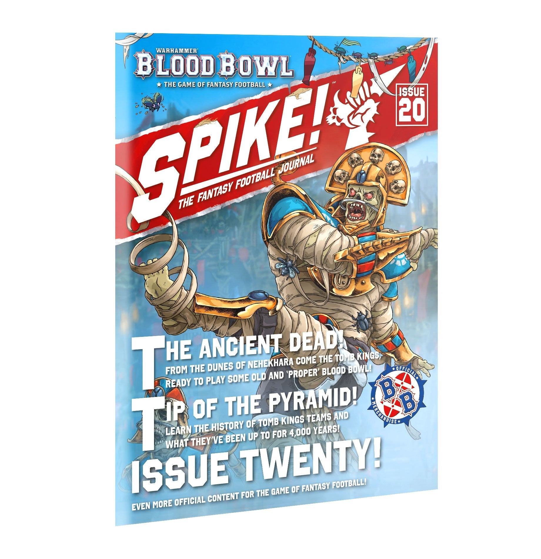 Blood Bowl Spike Issue 20 Tomb Kings Nehekharan Nightmares Edition Pre - Order - Dark Crystal Cards