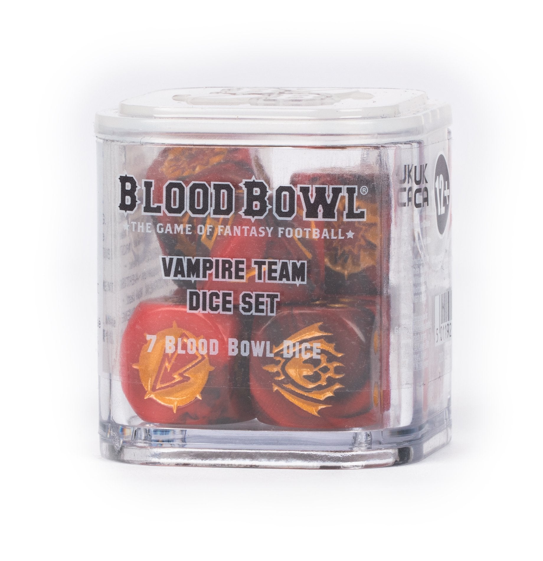 Blood Bowl Vampire Team Dice - Dark Crystal Cards