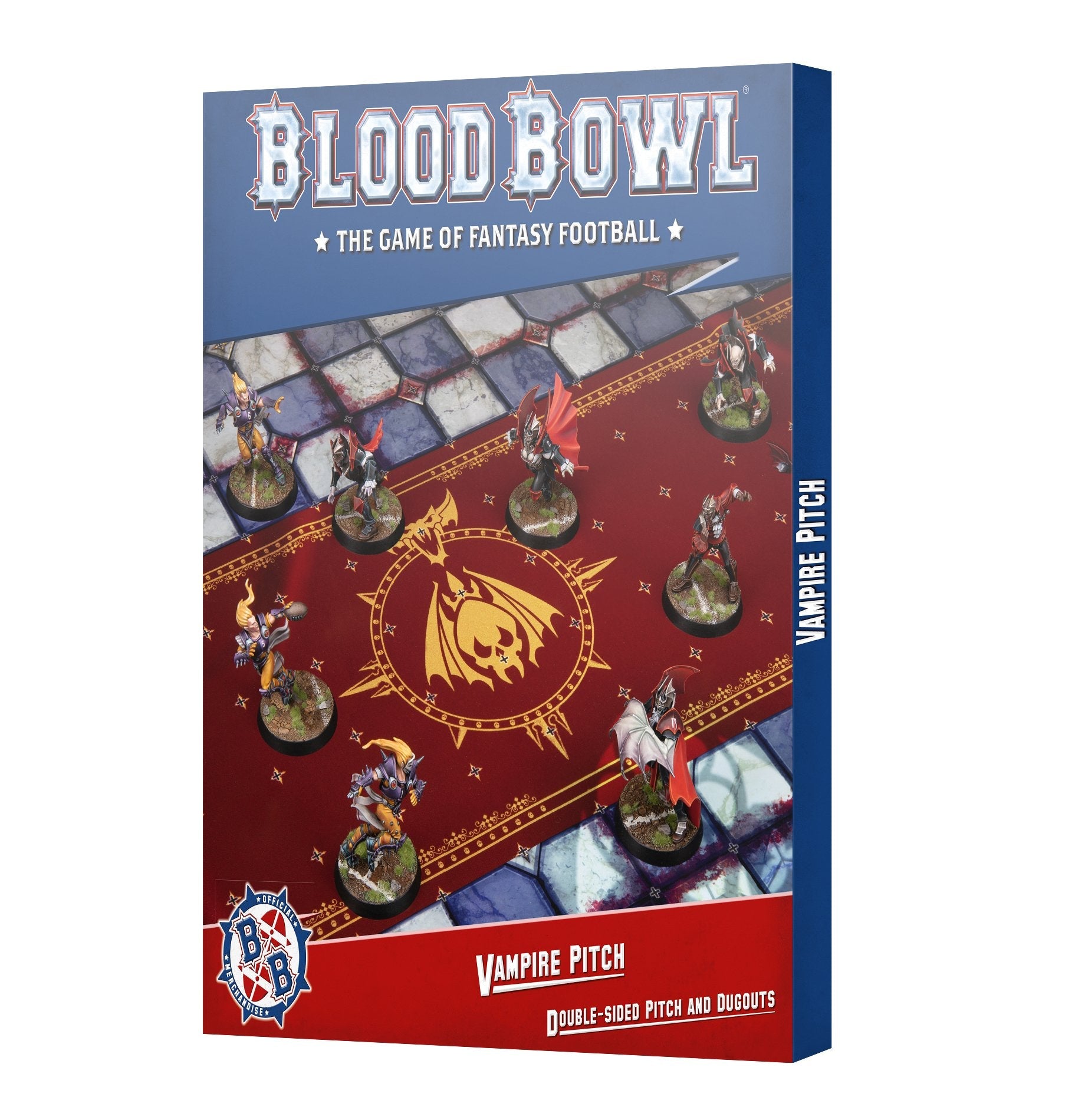 Blood Bowl Vampire Team Pitch & Dugouts - Dark Crystal Cards