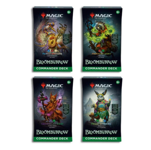 Bloomburrow Set Of Commander Decks - Dark Crystal Cards