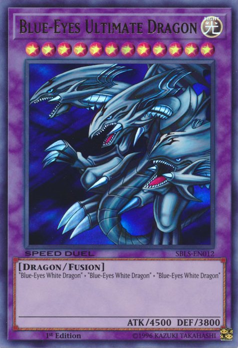 Blue - Eyes Ultimate Dragon [SBLS - EN012] Ultra Rare - Dark Crystal Cards