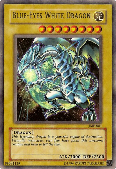 Blue - Eyes White Dragon (JMP - 001) [JMP - 001] Ultra Rare - Dark Crystal Cards