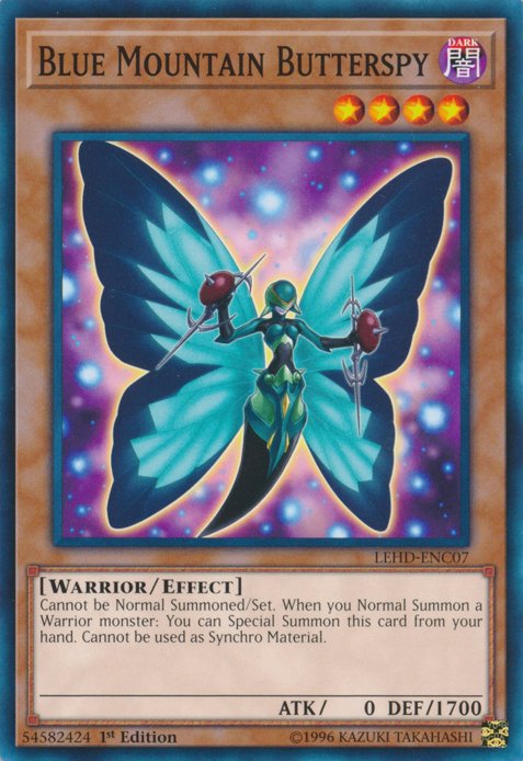 Blue Mountain Butterspy [LEHD - ENC07] Common - Dark Crystal Cards