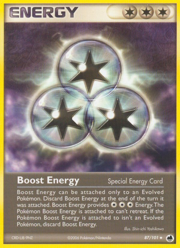 Boost Energy (87/101) [EX: Dragon Frontiers] - Dark Crystal Cards