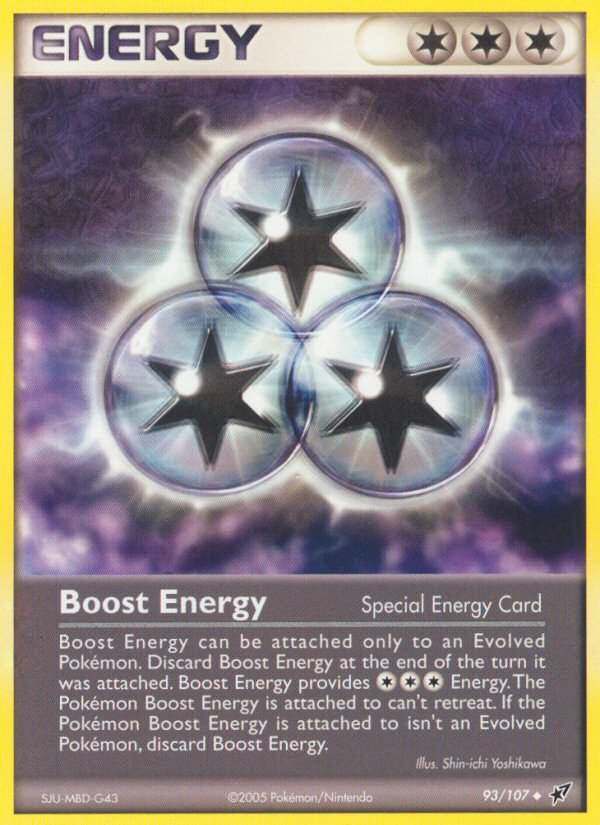 Boost Energy (93/107) [EX: Deoxys] - Dark Crystal Cards