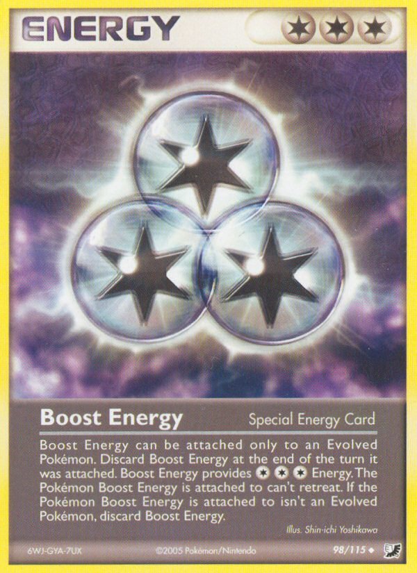 Boost Energy (98/115) [EX: Unseen Forces] - Dark Crystal Cards