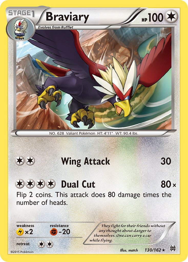 Braviary (130/162) [XY: BREAKthrough] - Dark Crystal Cards