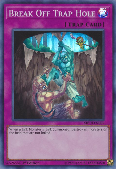 Break Off Trap Hole [MP18 - EN085] Super Rare - Dark Crystal Cards