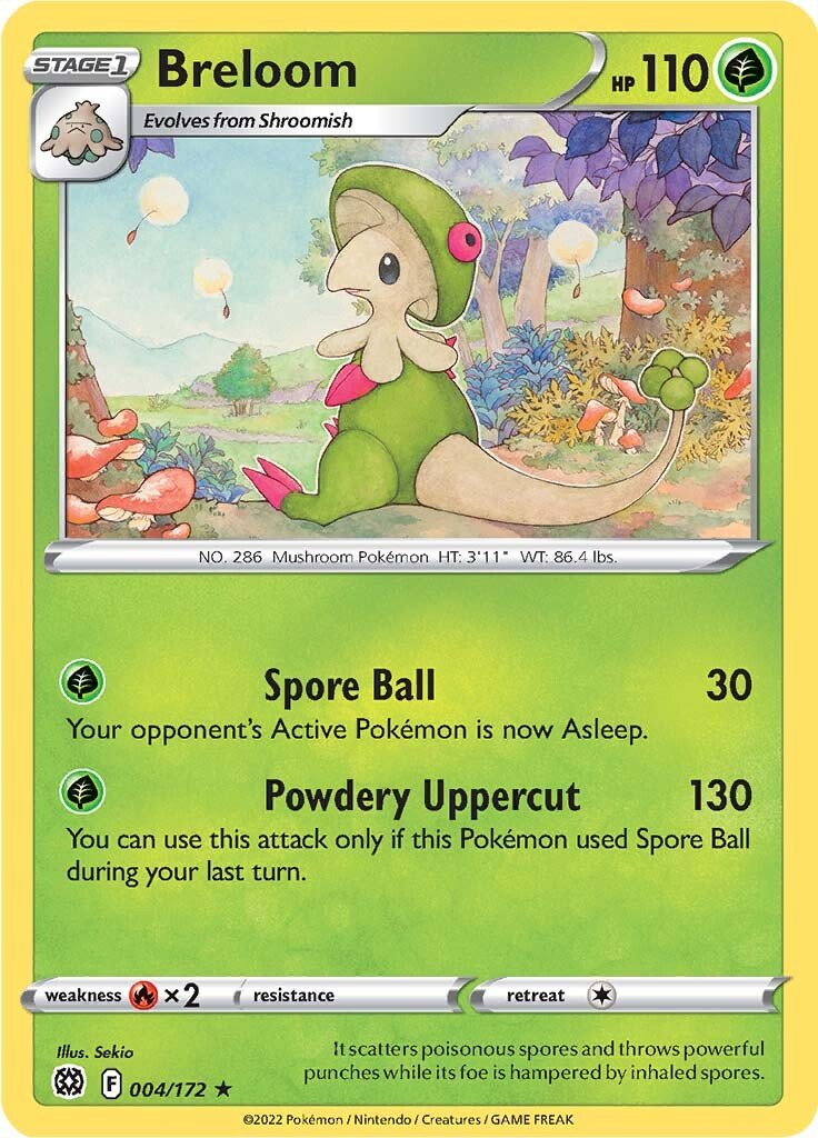 Breloom (004/172) [Sword & Shield: Brilliant Stars] - Dark Crystal Cards