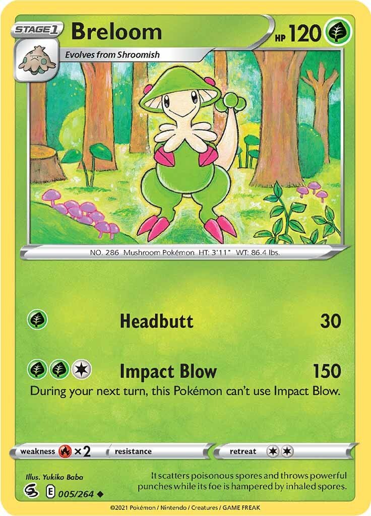 Breloom (005/264) [Sword & Shield: Fusion Strike] - Dark Crystal Cards