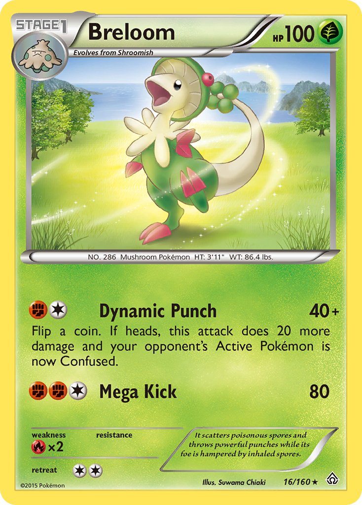 Breloom (16/160) [XY: Primal Clash] - Dark Crystal Cards