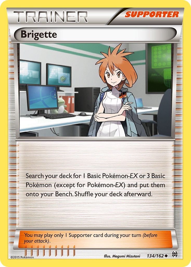 Brigette (134/162) [XY: BREAKthrough] - Dark Crystal Cards