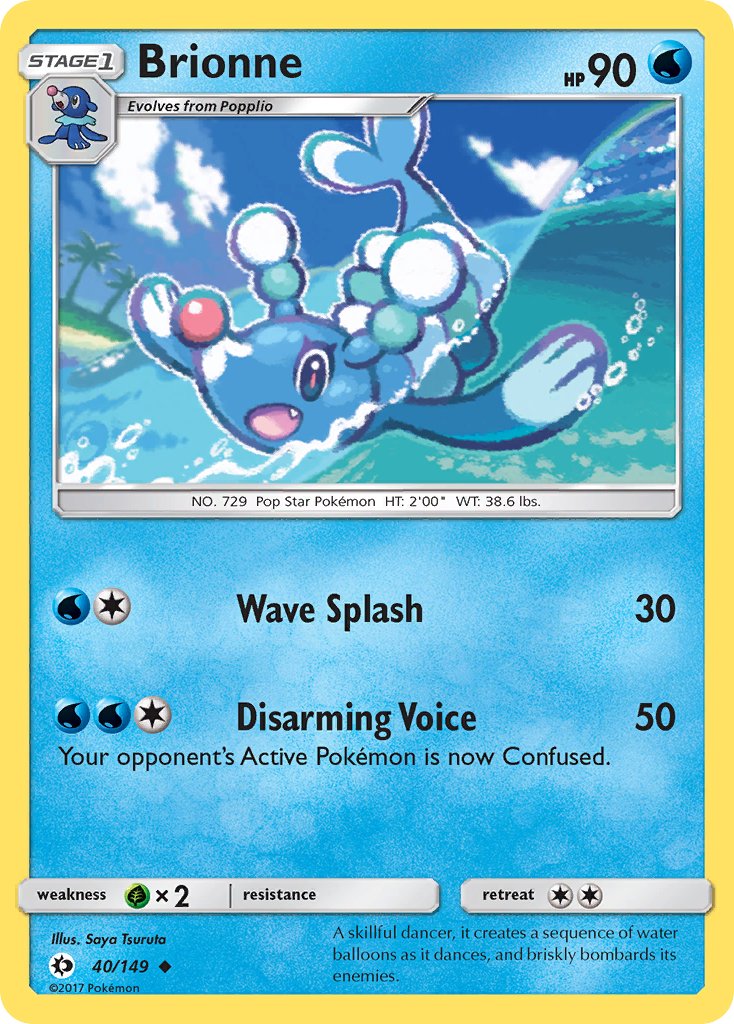 Brionne (40/149) [Sun & Moon: Base Set] - Dark Crystal Cards