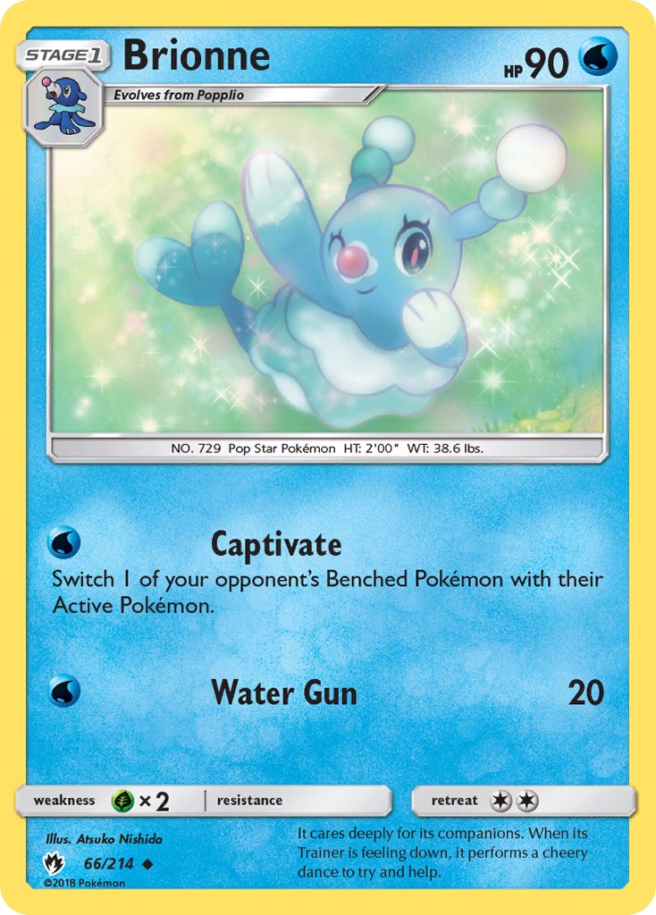 Brionne (66/214) [Sun & Moon: Lost Thunder] - Dark Crystal Cards