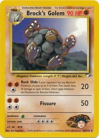 Brock's Golem (20/132) [Gym Heroes Unlimited] - Dark Crystal Cards