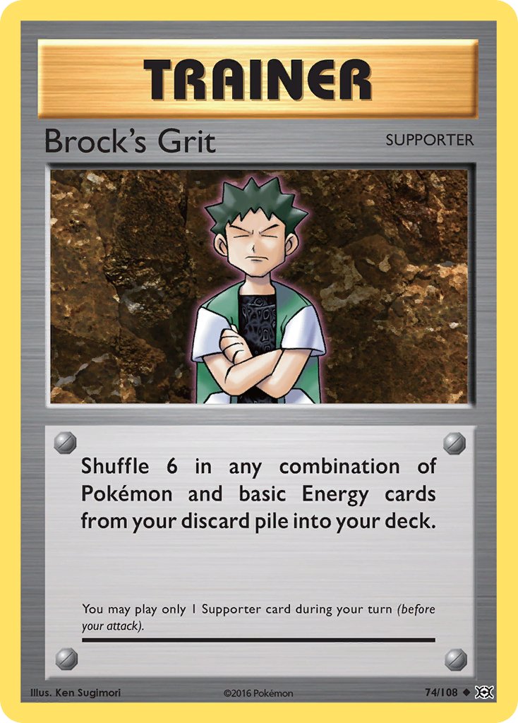 Brock's Grit (74/108) [XY: Evolutions] - Dark Crystal Cards