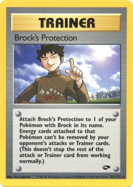 Brock's Protection (101/132) [Gym Challenge Unlimited] - Dark Crystal Cards