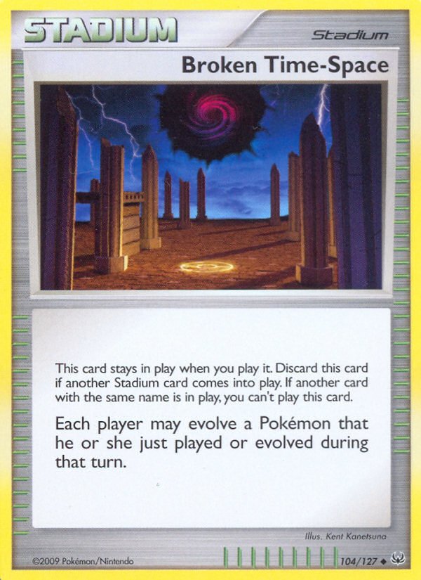 Broken Time - Space (104/127) [Platinum: Base Set] - Dark Crystal Cards