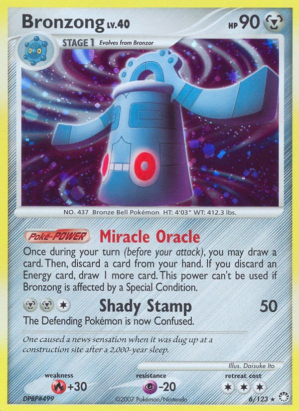 Bronzong (6/123) [Diamond & Pearl: Mysterious Treasures] - Dark Crystal Cards