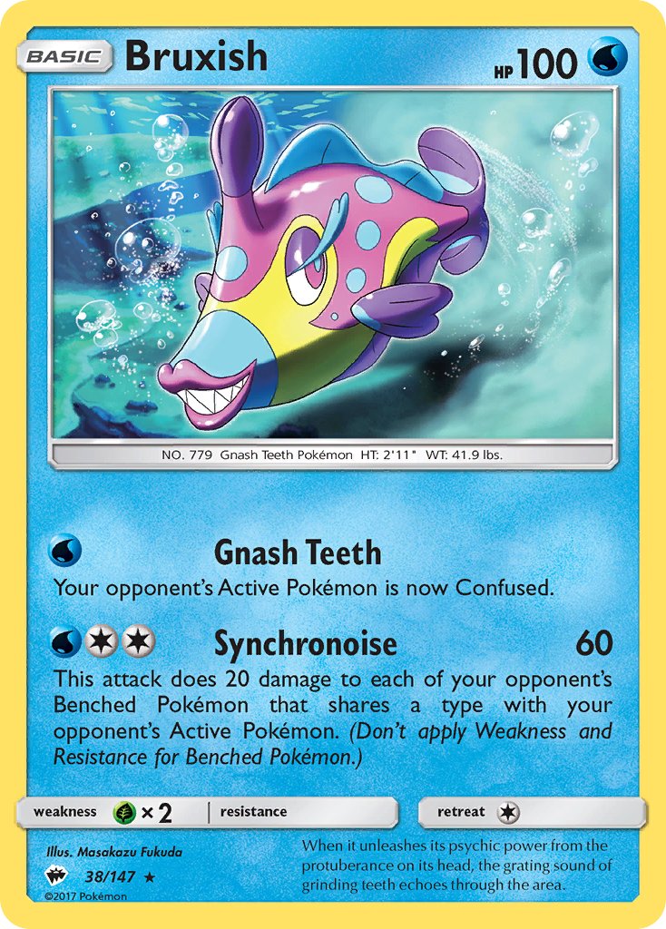 Bruxish (38/147) [Sun & Moon: Burning Shadows] - Dark Crystal Cards