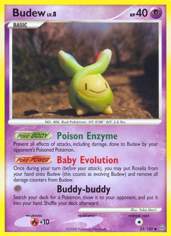 Budew (33/100) [Diamond & Pearl: Stormfront] - Dark Crystal Cards