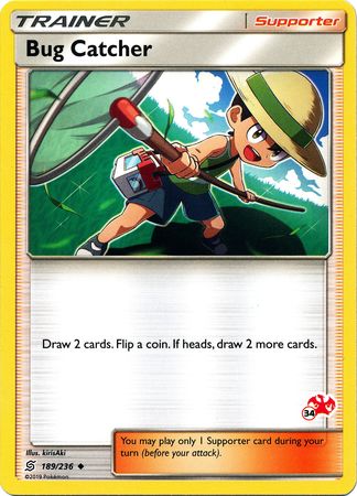 Bug Catcher (189/236) (Charizard Stamp #34) [Battle Academy 2020] - Dark Crystal Cards