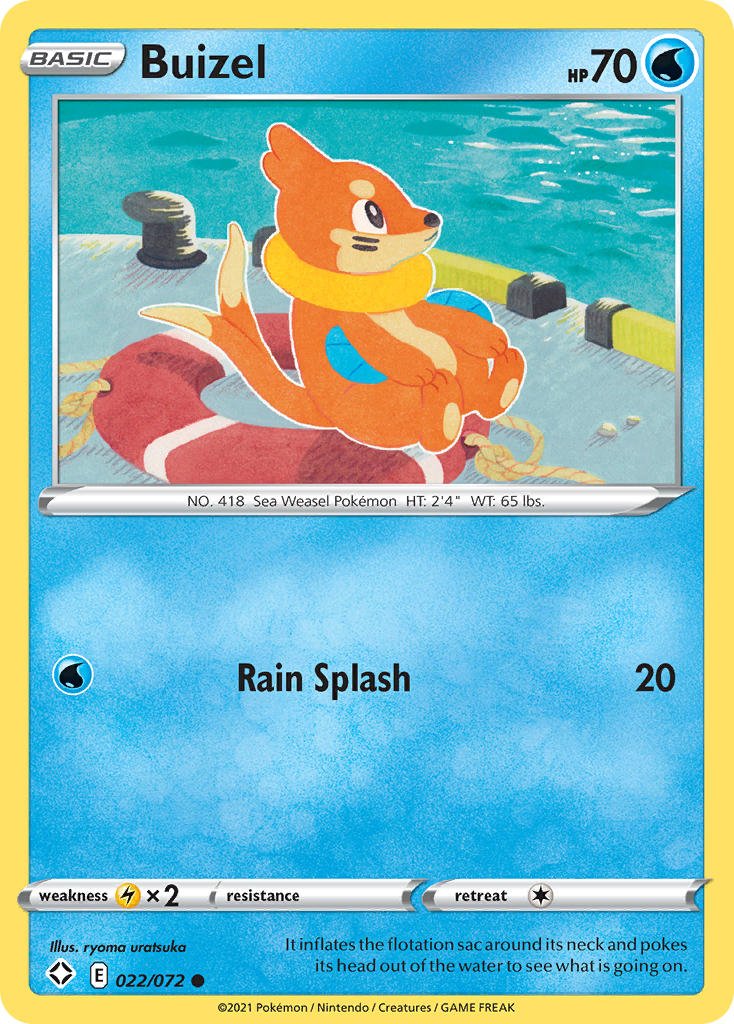 Buizel (022/072) [Sword & Shield: Shining Fates] - Dark Crystal Cards