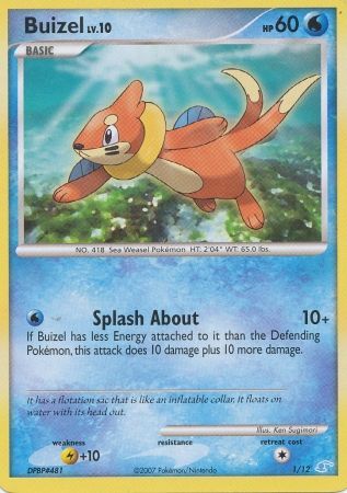 Buizel (1/12) [Diamond & Pearl: Trainer Kit - Manaphy] - Dark Crystal Cards