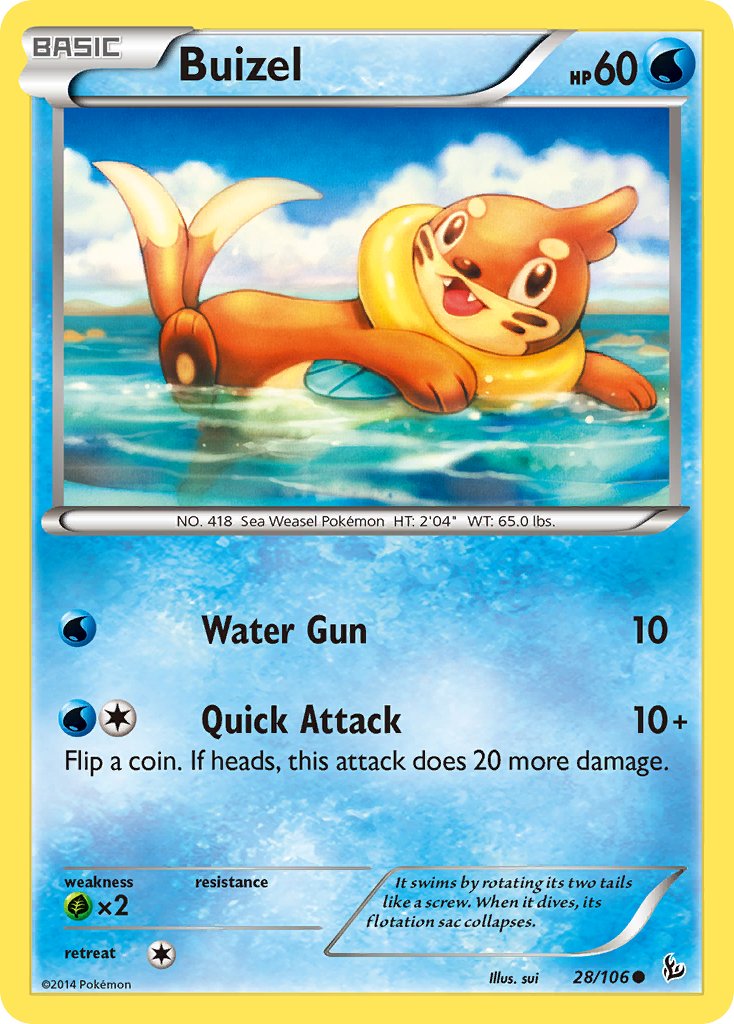 Buizel (28/106) [XY: Flashfire] - Dark Crystal Cards