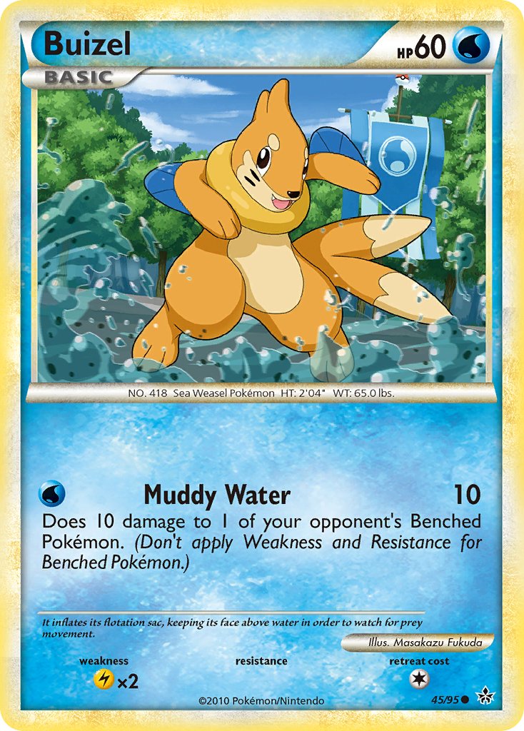 Buizel (45/95) [HeartGold & SoulSilver: Unleashed] - Dark Crystal Cards