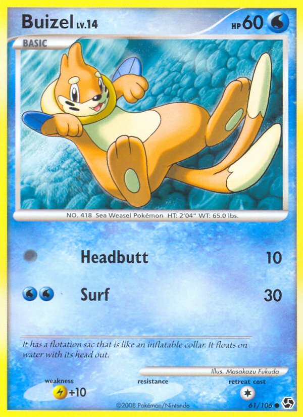 Buizel (61/106) [Diamond & Pearl: Great Encounters] - Dark Crystal Cards